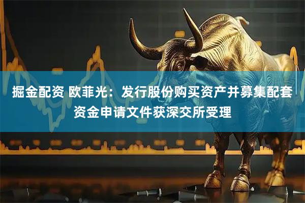 掘金配资 欧菲光：发行股份购买资产并募集配套资金申请文件获深交所受理