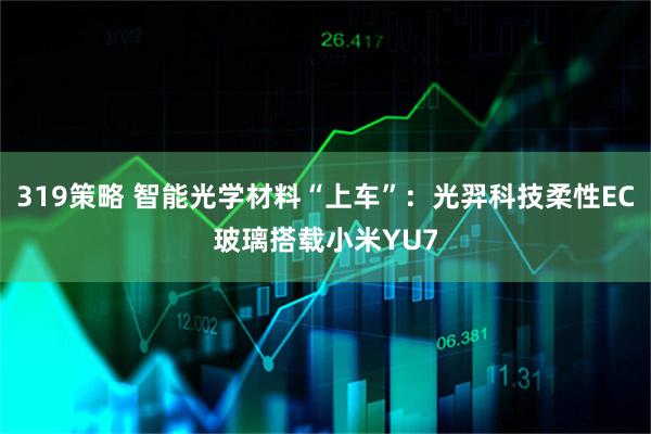 319策略 智能光学材料“上车”：光羿科技柔性EC玻璃搭载小米YU7